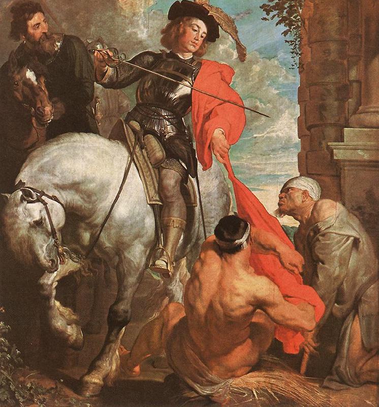 DYCK, Sir Anthony Van St Martin Dividing his Cloak f